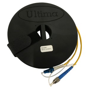 Fibre Optic Launch Lead Simplex SM FC-LC Armoured Tails Yellow (L)500Mtr